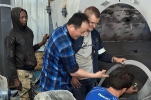 Проект линии антикоррозионного покрытия стальных труб 3PE компании Huashida в Южной Африке полностью вступил в стадию наладки